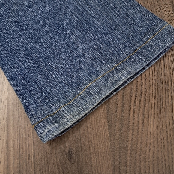 Arizona Jeans Co Girls Size 10 Blue Jeans Stretch Cargo Pockets - Picture 9 of 11